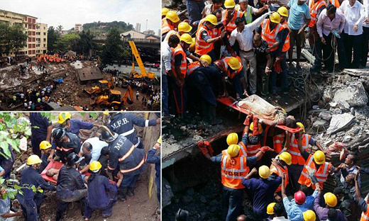 mumbai bldg. Collaps46 dead